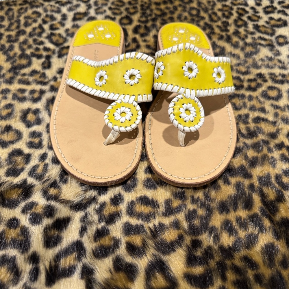 Jack Rogers Women's Bright Yellow Sandals